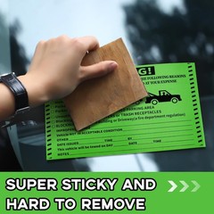 200 Pcs Adhesive Parking Violation Stickers Illegally No Parking Stickers Handic