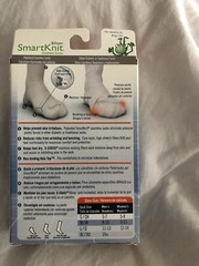 Silver SmartKnit Grey Seamless Socks Diabetes Arthritis Size XL 13+ Mini Crew