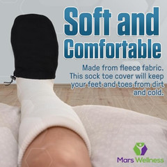 Premium Cast Sock Toe Cover Protector – Drawstring Cover – MARS WELLNESS