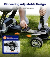 Mobility Scooter for Adults&Seniors,Carbon Fiber,46LBS,4-Wheel Powered Electric