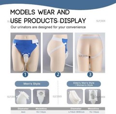 Wearable Urinal Bag Silicone Urine Catheter Portable External Urine Collector