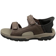 Men’s USA Tresmen – Reece Two Strap Open Toe Slip-Ins Sandal 11 Choc