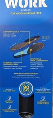 Dr. Scholl’s Work Massaging Gel Advanced Insoles Men’s Sizes 8-14 1 PR
