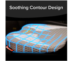 Auto Cushion with Memory Foam, Advanced Lumbar Helps Relieve Pressure Points