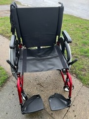 ProSpin X4 Lightweight Folding Manual Wheelchair, Seat is 22″ wide