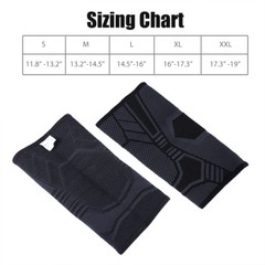 2X Knee Sleeve Compression Brace Support For Sport Joint Pain Arthritis Relief