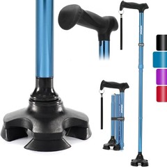 AdjustableWalking Cane for Men Women,Folding,Lightweight,Collapsible,Heavy Duty
