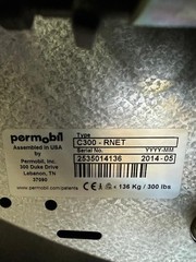 PERMOBIL 3G RNET C300 WHEELCHAIR WITH TILT,RECLINE,LEGS, 8″ LIFT. Lights