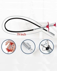 Flexible Claw Grabber Tool Pick up Snakes 63 Inch Reacher Grabber 4 Mechanical F