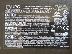 UPG 24BC3500T-4 DC24V 3.5A Sealed Lead-Acid Power Mobility Charger OEM – TESTED