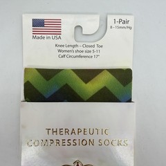 Celeste Stein Therapeutic Compressions Knee Length Women’s Socks Size 5-11