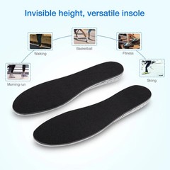 Men Women Invisible Height Increase Insole Shock Absorbing Heel Lift Shoe Insert