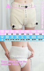 Black Lockable Diaper Cover Pants – Anti Diaper Removal Cover with Segufix Locks