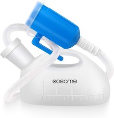 Portable Urinals for Men, OOCOME Men Urinal Bottle Spill Proof Reusable Blue