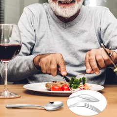 Bonuci 6 Pcs Weighted Utensils for Hand Tremors and Parkinsons Patients Weigh…