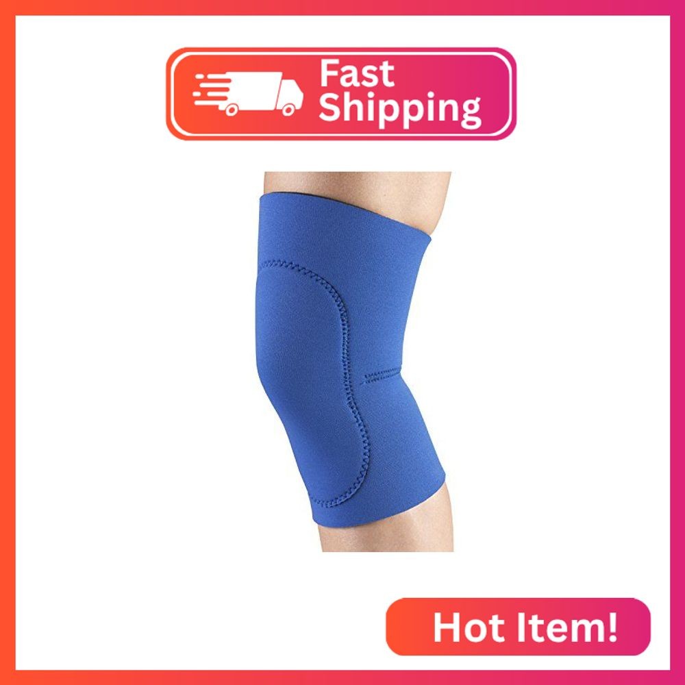 OTC Knee Support, Oval Pad, Slip-on Sleeve, Neoprene, X-Large
