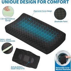 Knee Scooter Pad Cover Cushion W/ Removable Cover Fits Most Knee Walker Pad