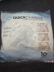 40 QuickChange Male Urine Management Wrap Incontinence One Size 10 ct X 4 SEALED