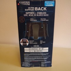 Copper Fit Plus Size Ultra Back Support fits up to 3XL