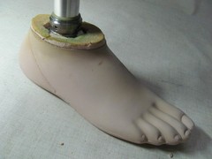 PROSTHETIC LEG LEFT BELOW-KNEE OTTO BOCK TITAN 4R52 HARDWARE KINGSLEY FLATTIE FO