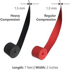 Tack and Flossing Bands for Athletes – Natural Rubber, 2 Tension Levels