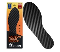 EstCarbon – Carbon Fiber Insole – 1 Pc, Men 5-5.5, Women 6-6.5 –