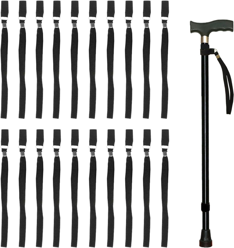 20 Pcs Cane Wrist Strap, Cane Accessories Replacement Stretchable Elastic Wrist