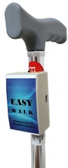 laser cane with audio step counter & inactivity timer for parkinson’s disease