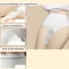 Female Wearable Urinal Bag Silicone Urine CatheterPortable Urine Collector S-5XL