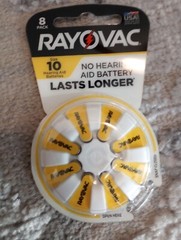 RAYOVAC Hearing Aid Batteries Size 10 (56 Ct), Use by March 2026, Free Shhipping