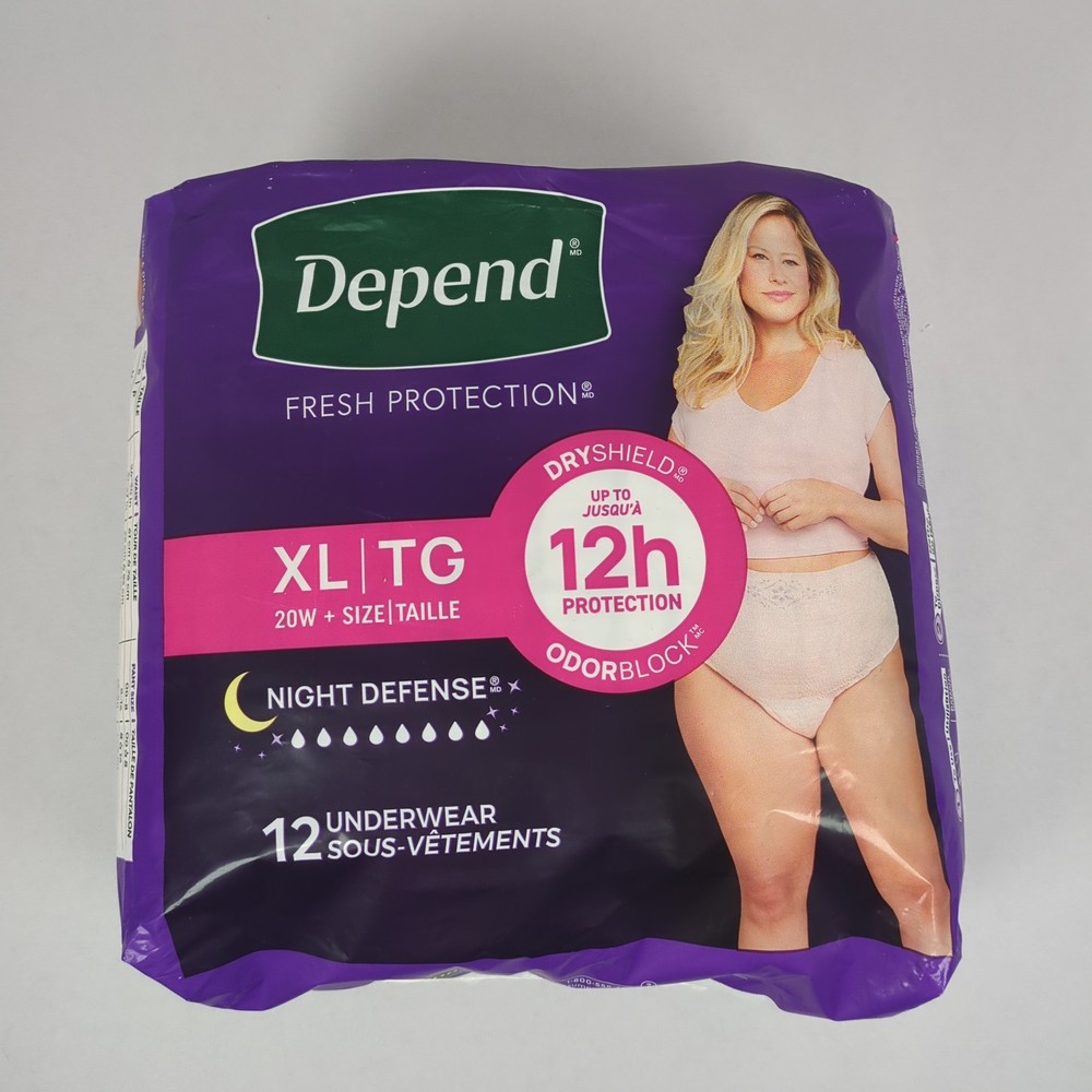 Always Discreet Maximum Protection Underwear Culottes For Women S/M 28 FREE SHIP