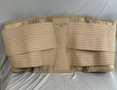 Copper Fit Lumbar Support Belt Large/Extra Large Waist 34”-42” Tan Back Brace
