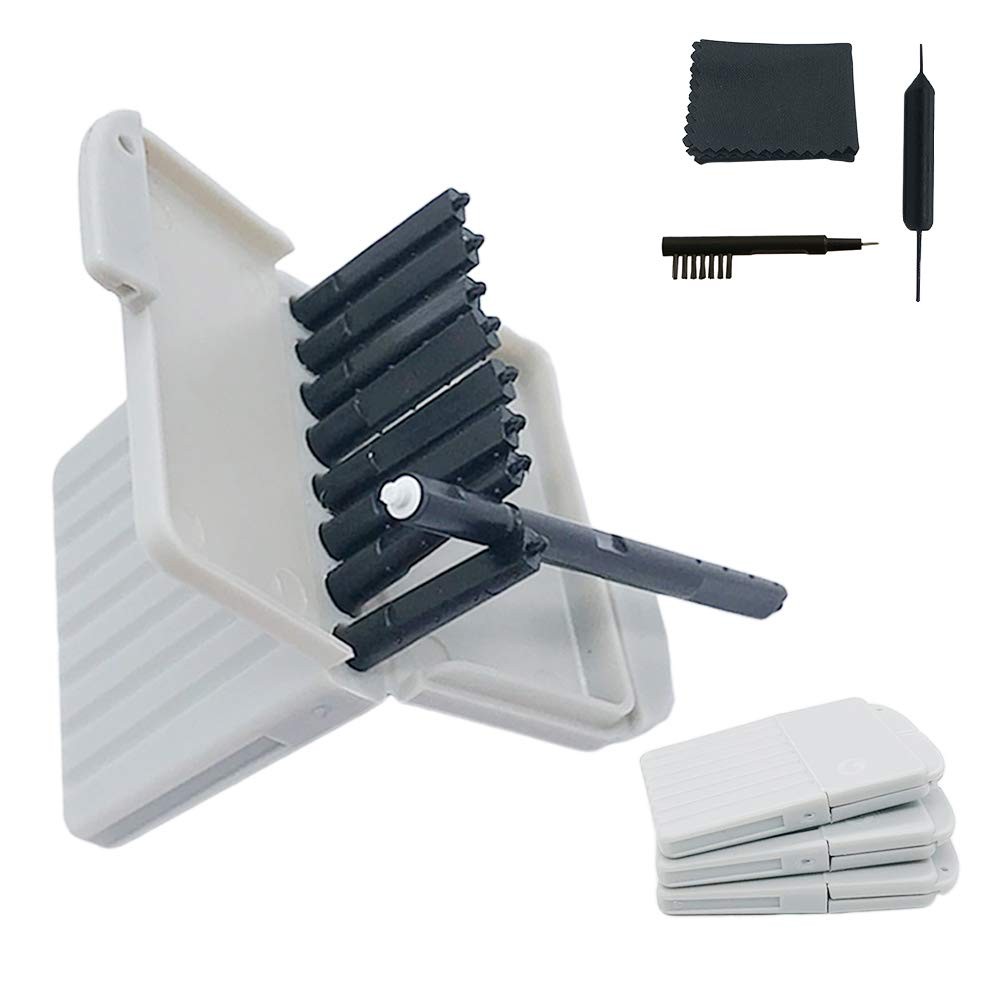 24PCS Hearing Aid Wax Guards Filters for Phonak Unitron Widex w/ Cleaning Kit 3-