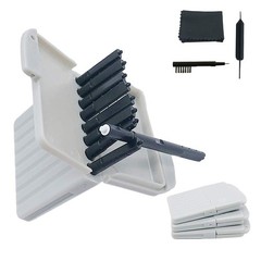 24PCS Hearing Aid Wax Guards Filters for Phonak Unitron Widex w/ Cleaning Kit 3-