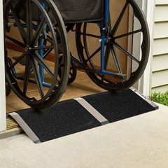 Titan Ramps 10 Inch Aluminum Threshold Ramp for Doorways (Open Box)