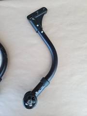 Quickie Wheelchair ANTI TIP W/ Receivers Brackets TIPPERS WHEELS Wheelie Bars