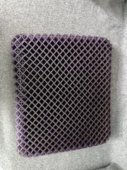 Purple Royal Seat Cushion For Car Office Chair Thick Gel Pad 17.5 x 15.75 x 2”
