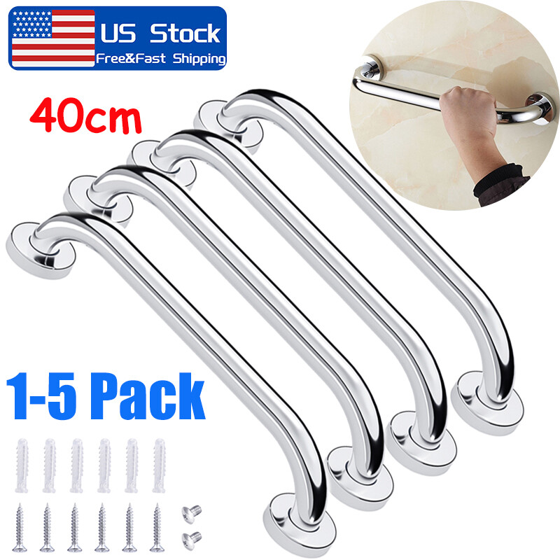 40CM Stainless Steel Grab Bar Bathroom Safety Handicap Shower Tub Handle Support