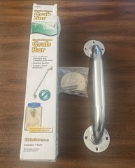 Medline Hospital Grade Rust Proof Grab Bar 12”Stainless Steel New 250 Lb Support