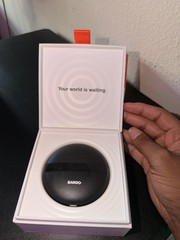 Eargo 6 Rechargeable Hearing Aid, Charging Case, Black, Original Box
