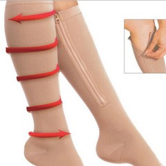 Compression Socks Support Graduated Stockings Men Women 20-30mmHg Nylon Sleeves