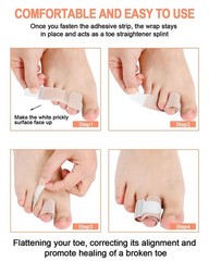 Fabric Gel Tube Sleeves Cover for Hammer Toe Fingers Protectors Separators US