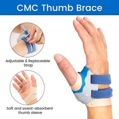 VELPEAU CMC Thumb Support Brace Joint Immobilizer Orthosis Left Right Hand S M L