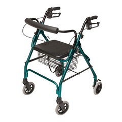 Graham Field Lumex Walkabout Lite Rollator with Seat and 6″ Wheels (Open Box)