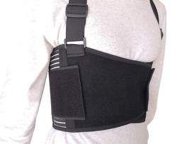 L/XL Rib Chest Support Brace Breathable Belt Sternum Injuries Dislocated