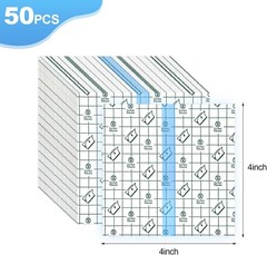 50 Pieces Transparent Stretch Adhesive Bandage Large Waterproof Transparent Film