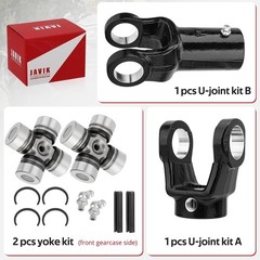 Front Prop Shaft Yoke & U-Joint (2 Side) for Polaris RZR 570 800 900 1000…