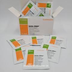 Convenient 50 Count Skin-Prep Protective Wipes – Sterile & Non-Sensitizing