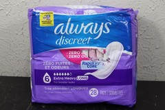 Always Discreet extra heavy Long Incontinence 28 Count
