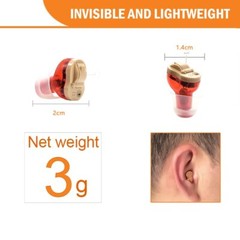 Hearing Aids Mini In-Ear Invisible Digital Enhancer Sound Amplifier Portable US